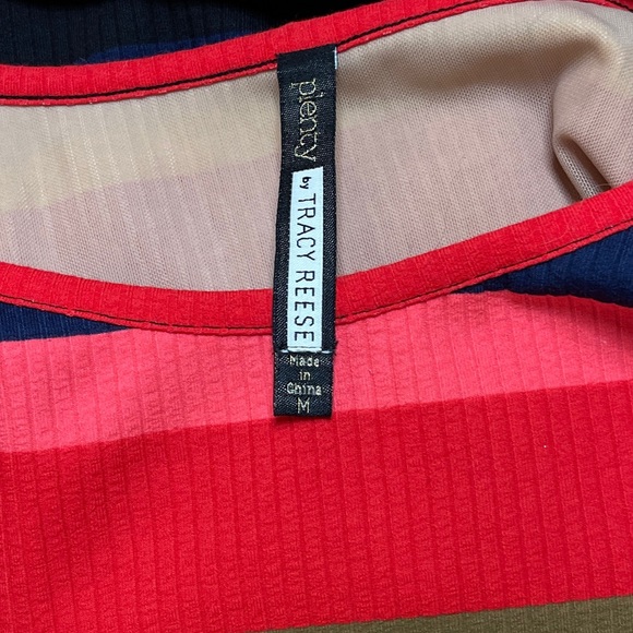 Anthropologie Plenty by Tracy Reese Vivid Striped Column Size Medium Dre… - Picture 5 of 9